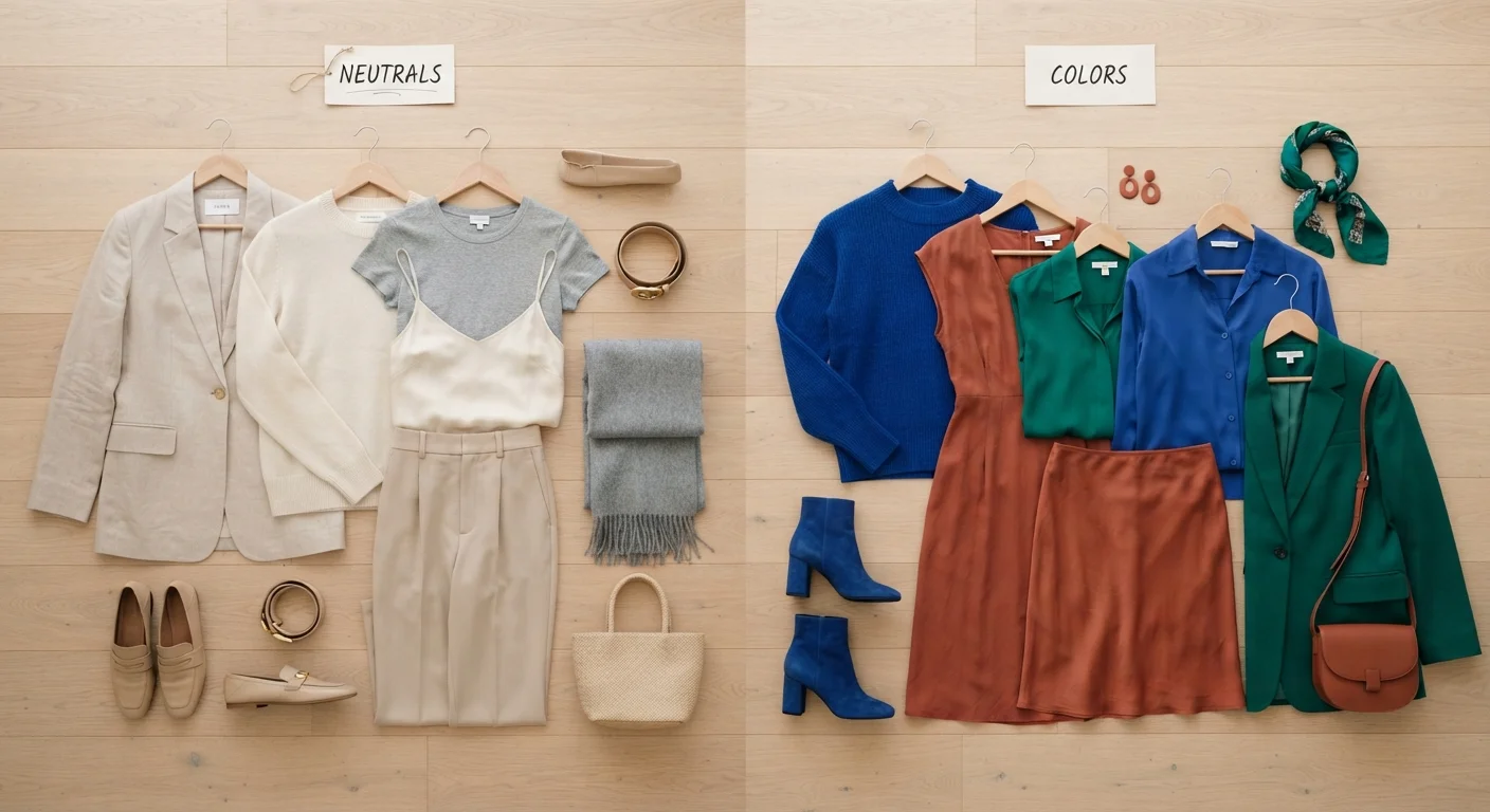 Neutral Colours vs. Bold Colours: Finding the Right Balance in Your Closet