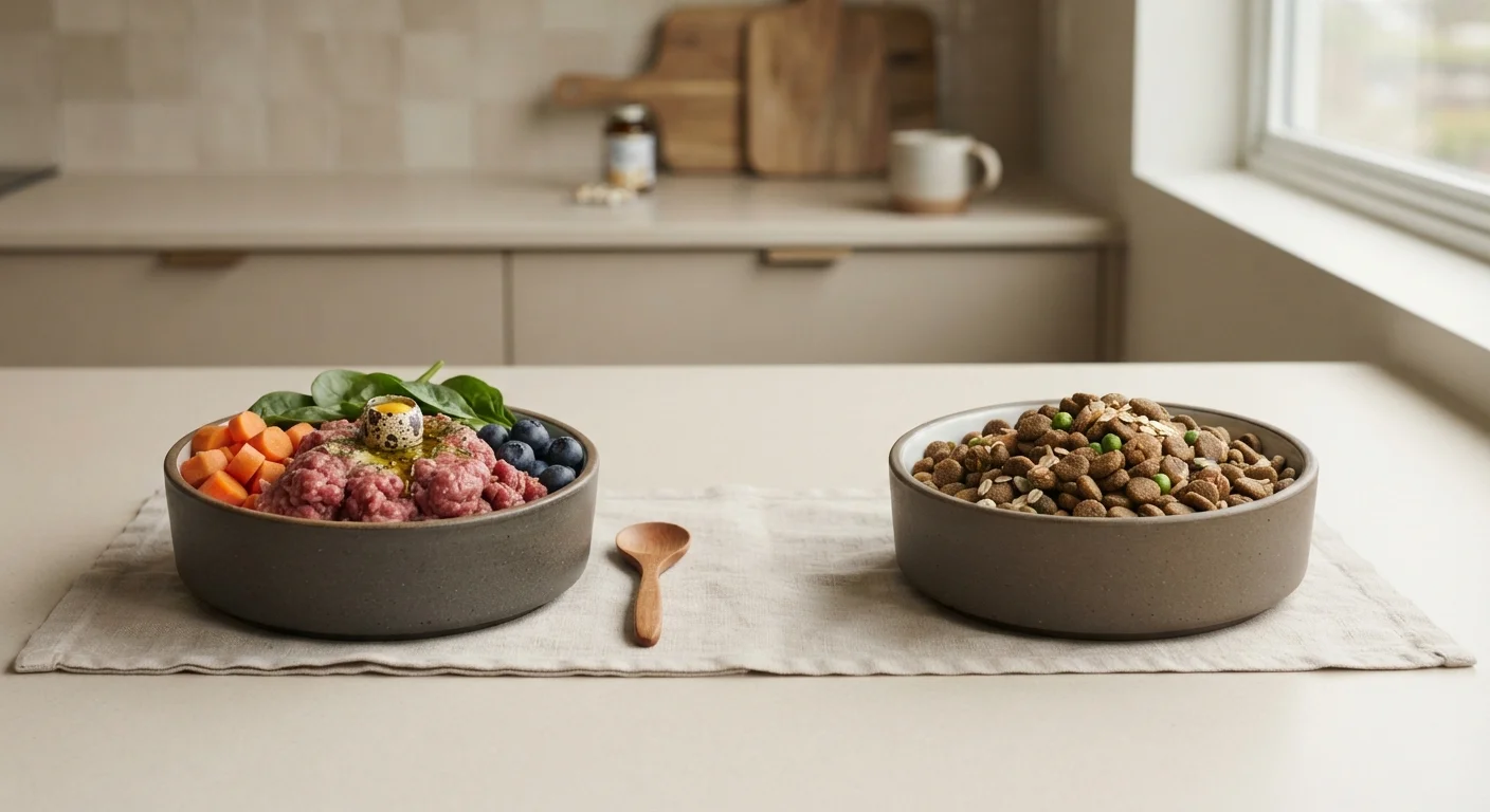 Raw Diets vs. Commercially Prepared Pet Food: What the Evidence Says