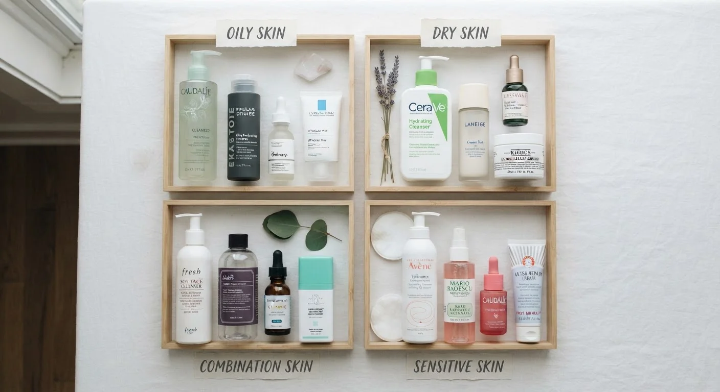 Skin Types Explained: Dry, Oily, Combination, and Sensitive