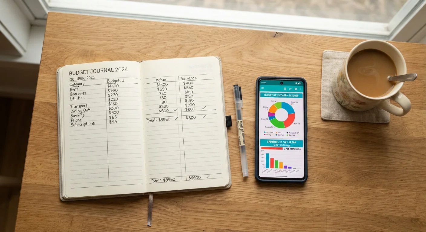 Tracking Spending by Hand vs. Using a Budgeting App