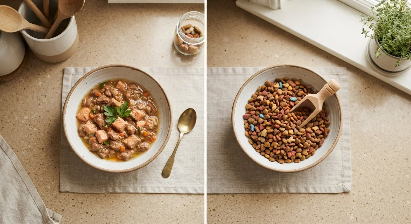 Wet Food vs. Dry Food for Cats and Dogs