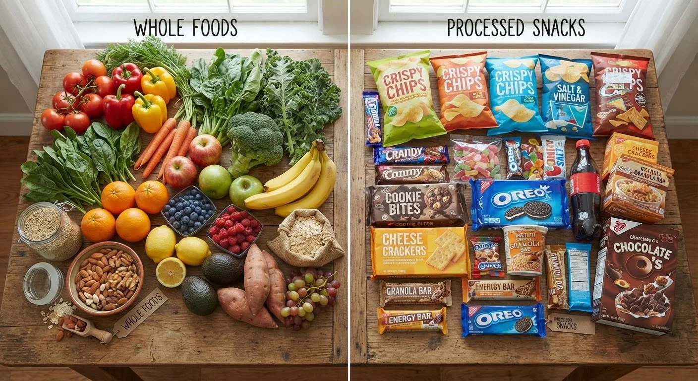 Whole Foods vs Ultra-Processed Foods: Understanding the Spectrum